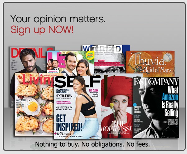 Reward Survey Magazine Subscriptions
