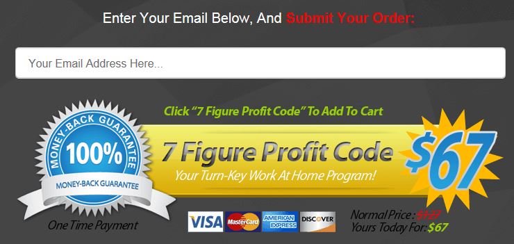 7 Figure profit Code Fake Discount