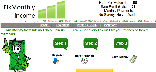 Fix Monthly Income Steps